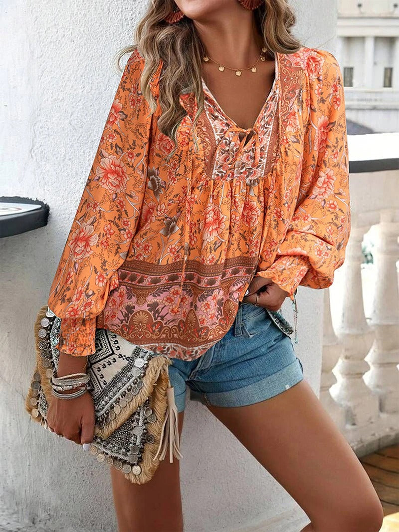 Celyna™ | Zomerse Bloemen Blouse