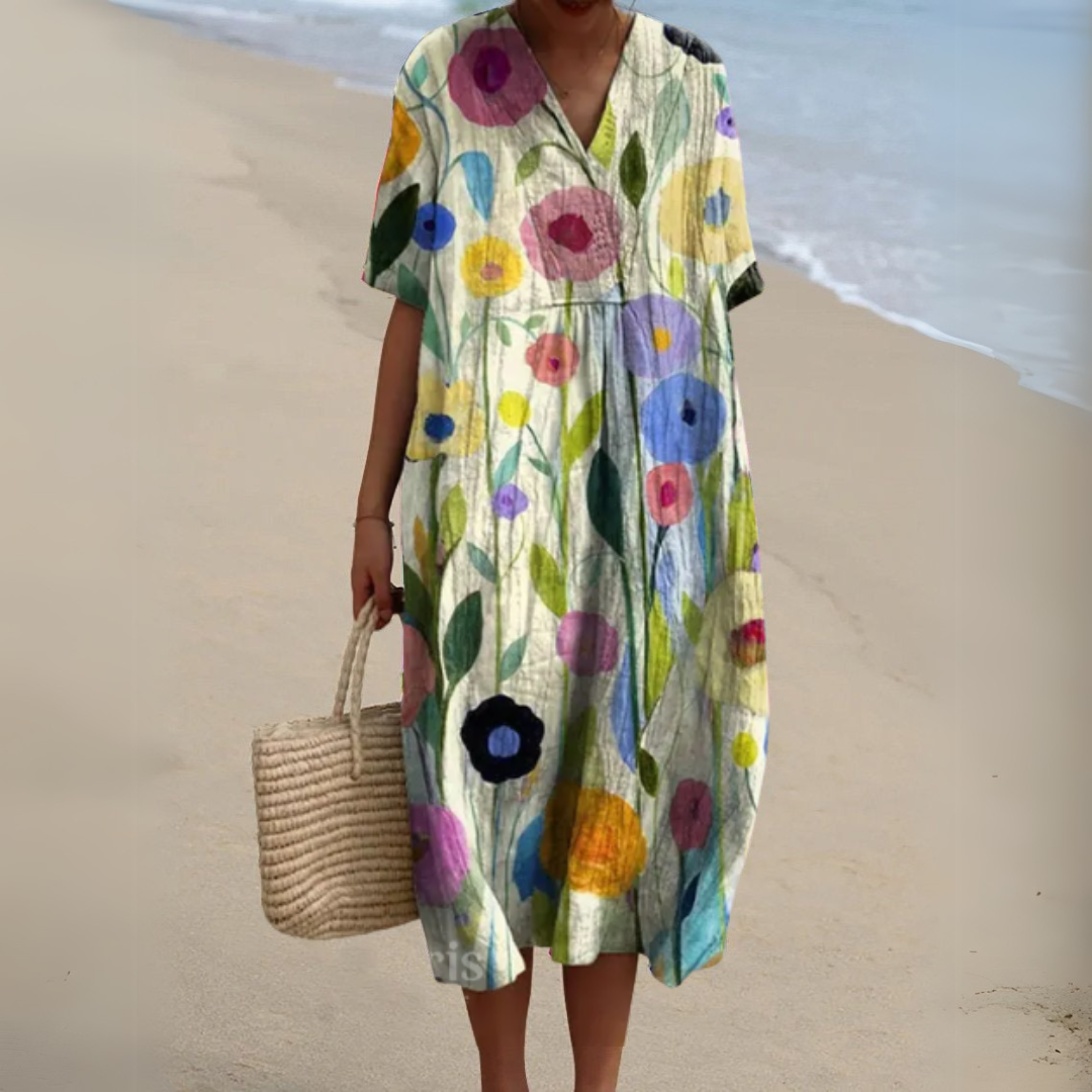 Nicole™ | Bloemen zomerjurk