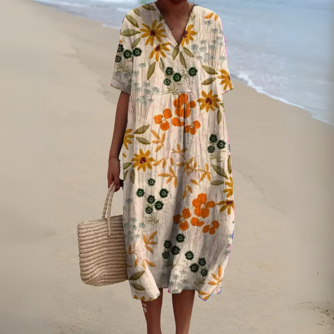 Nicole™ | Bloemen zomerjurk