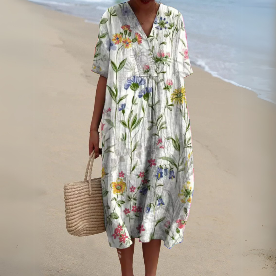 Nicole™ | Bloemen zomerjurk