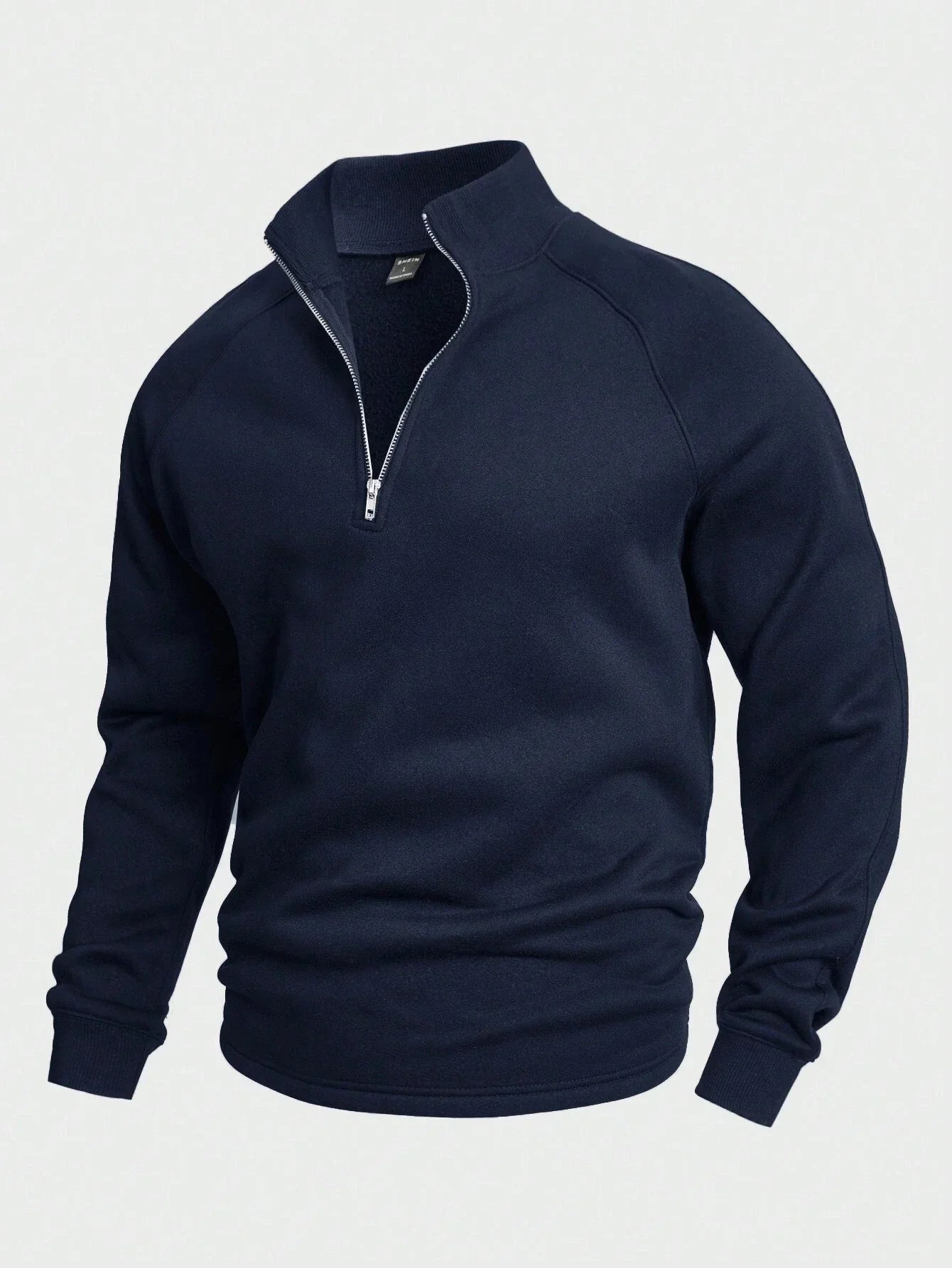 Antonio™ | casual trui met halve rits
