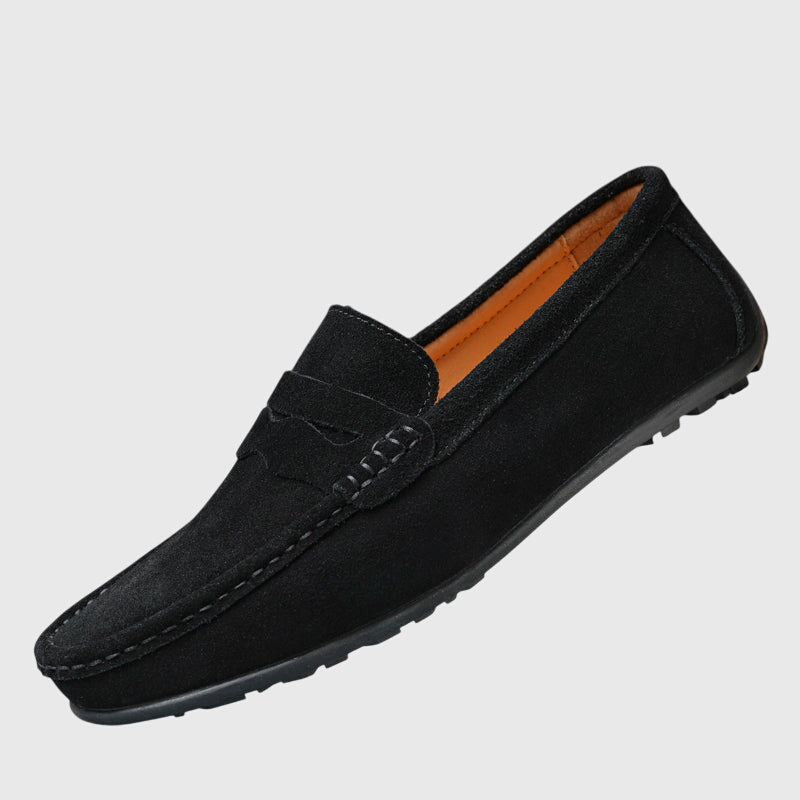 Van Der Waal™ | Klassieke suède mocassins