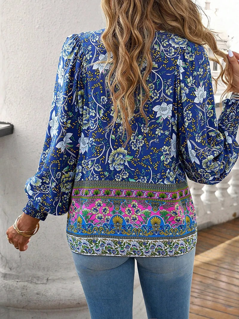 Celyna™ | Zomerse Bloemen Blouse
