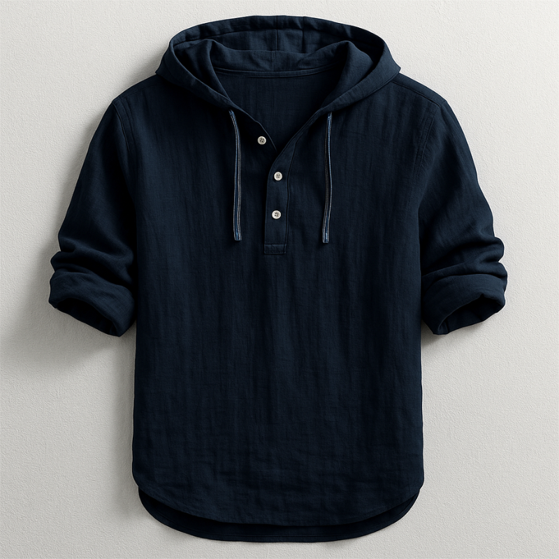 Dovian™ | Luxe katoenen shirt met capuchon
