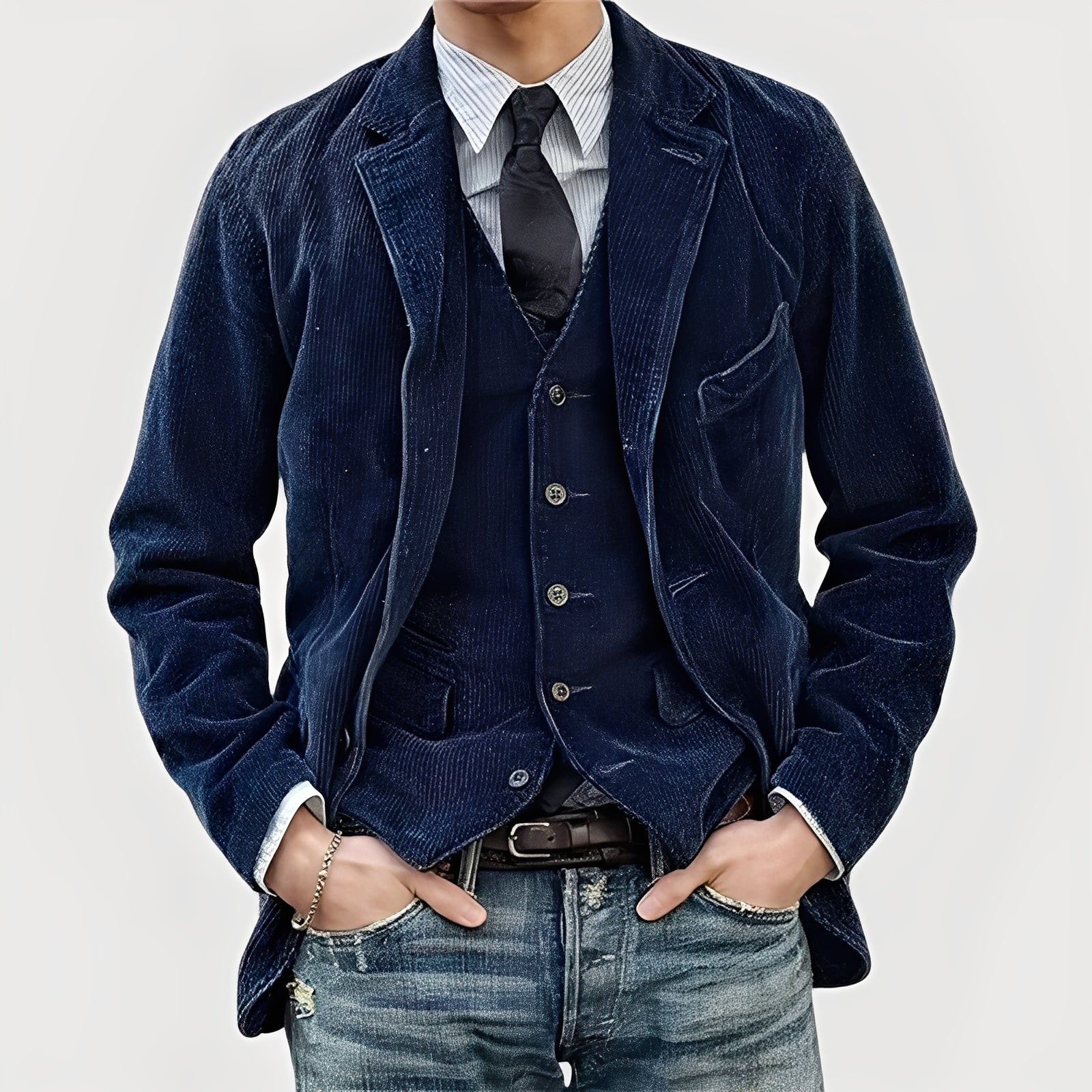 Van Der Waal™ | Klassieke Corduroy Blazerjas