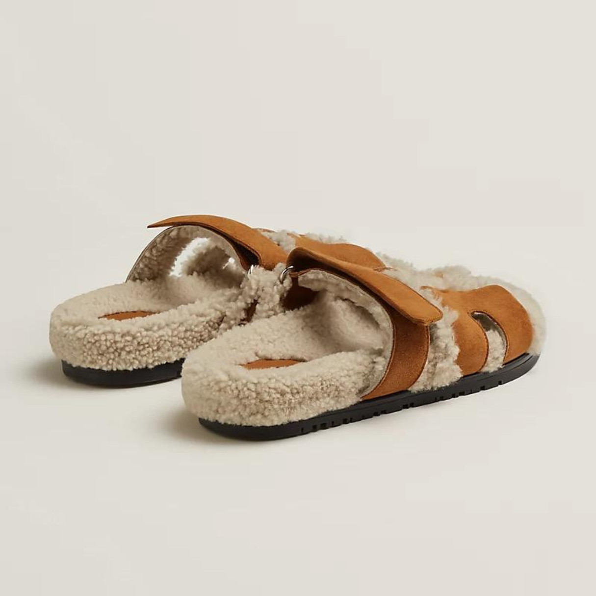 Yara™ | Elegante sandalen met suède voetbed – Off-White Edition