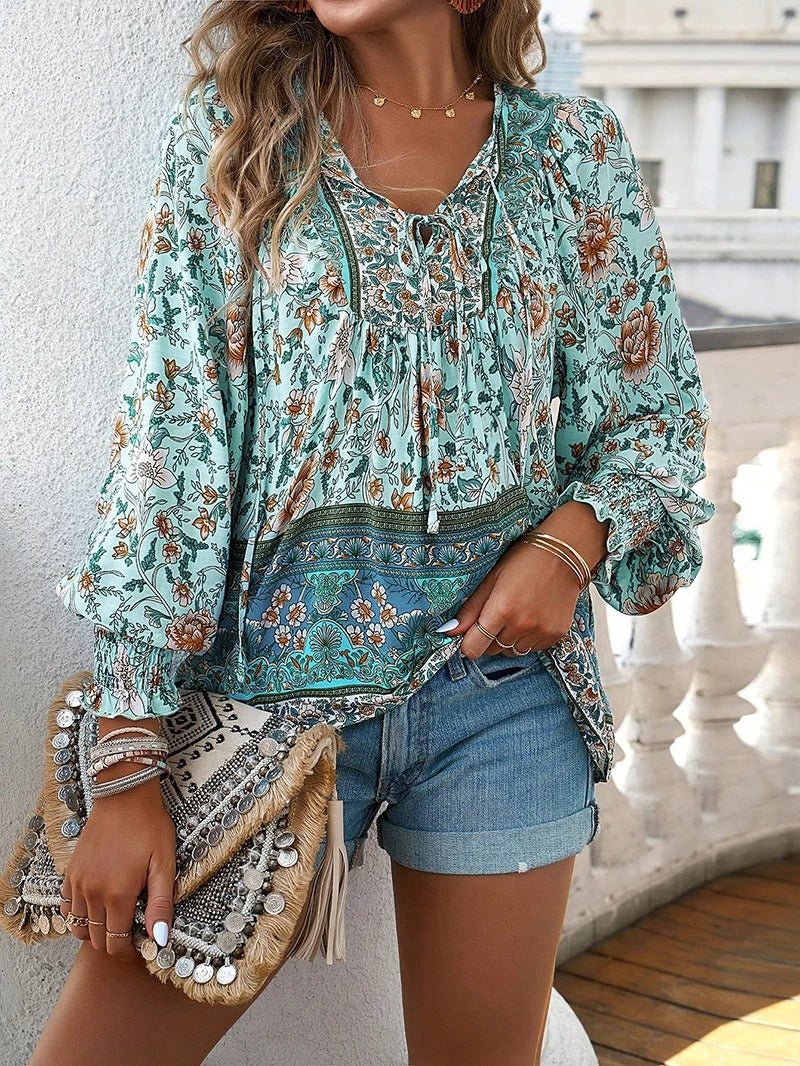 Celyna™ | Zomerse Bloemen Blouse