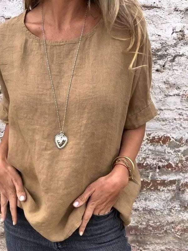 Olivra™ | Minimalistische Losvallende Top