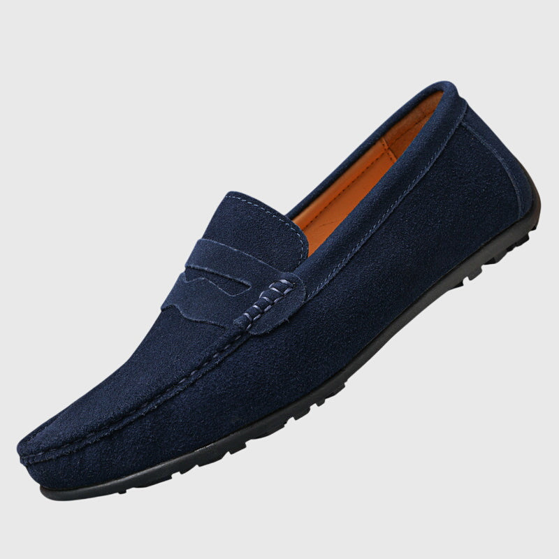Van Der Waal™ | Klassieke suède mocassins