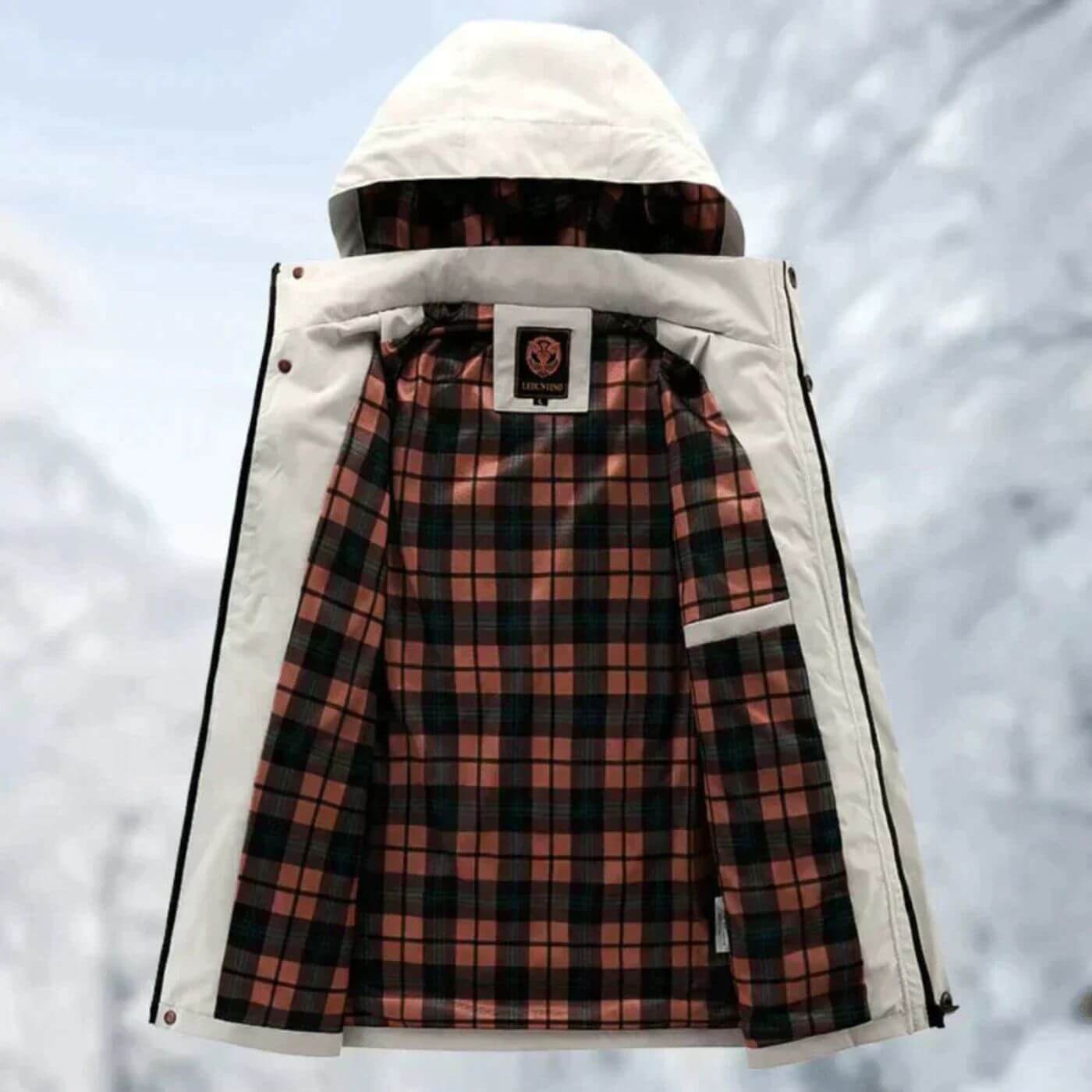 Van Der Waal™ | Utility-jas met capuchon en patches