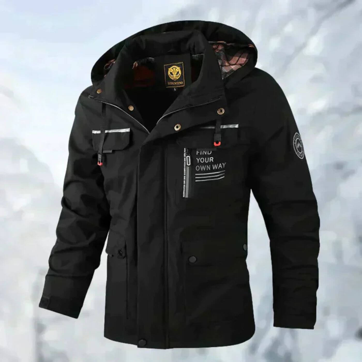 Van Der Waal™ | Utility-jas met capuchon en patches