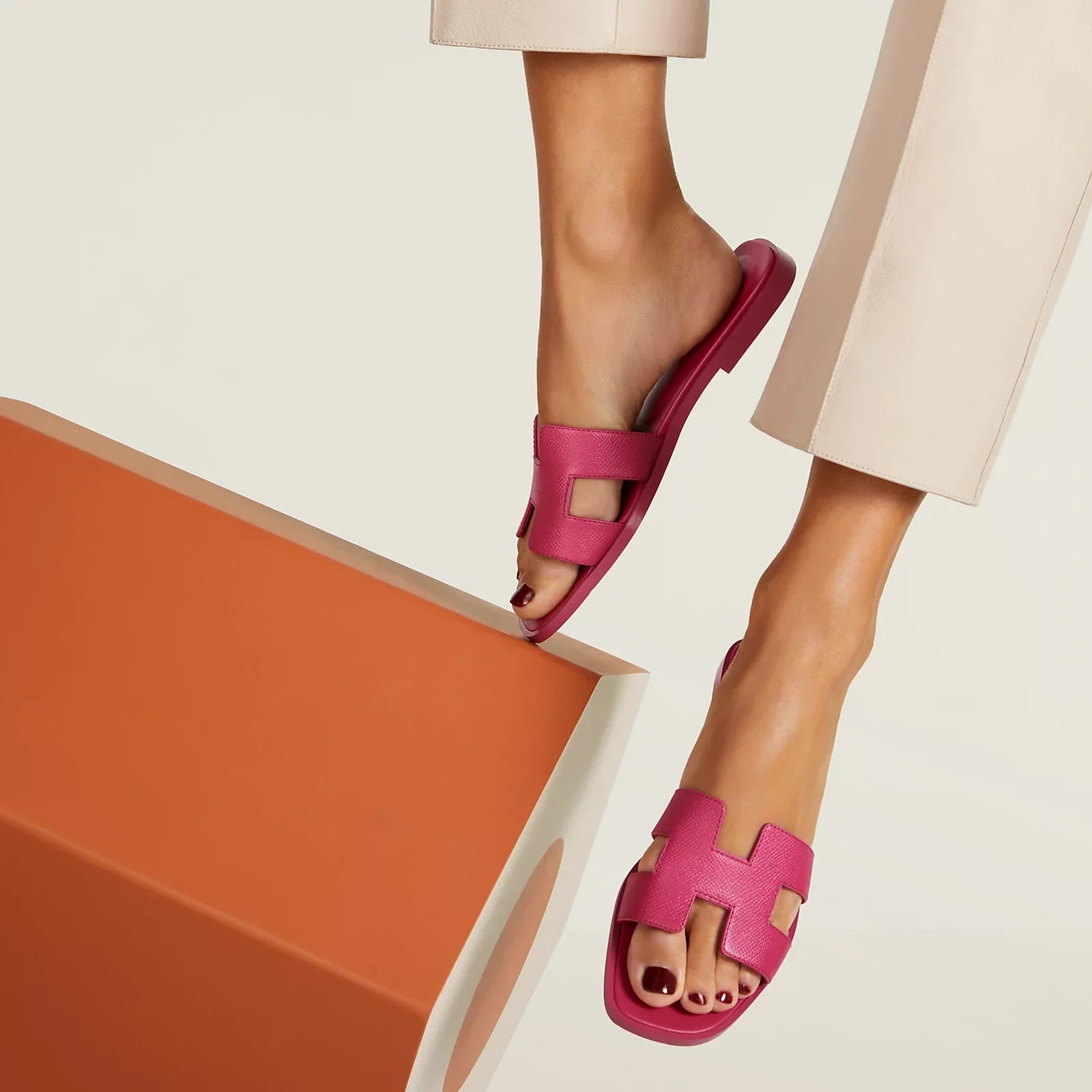 Solina™ | Elegante sandalen met suède voetbed – Pruim