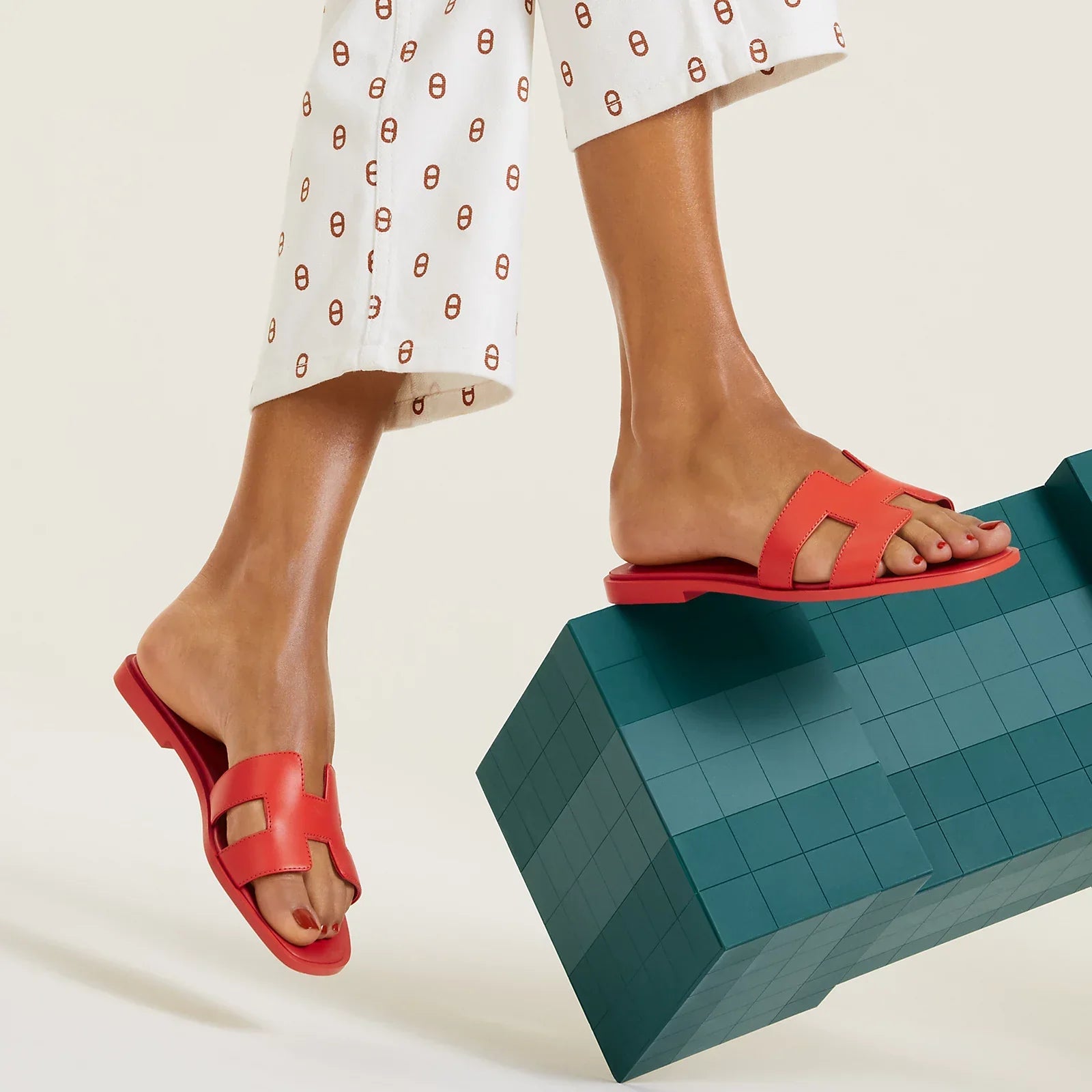 Noelia™ | Elegante sandalen met suède voetbed – Oranje