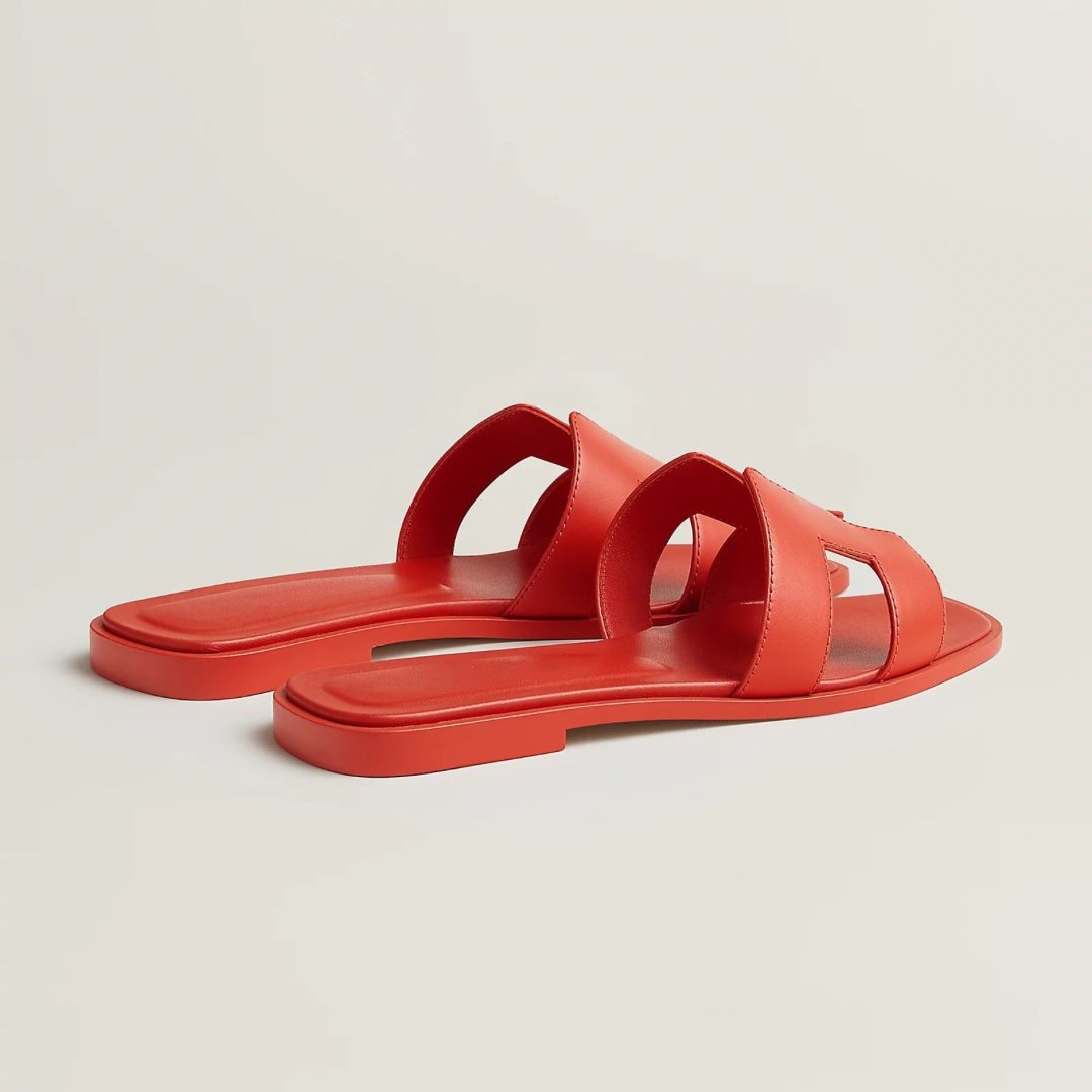 Noelia™ | Elegante sandalen met suède voetbed – Oranje