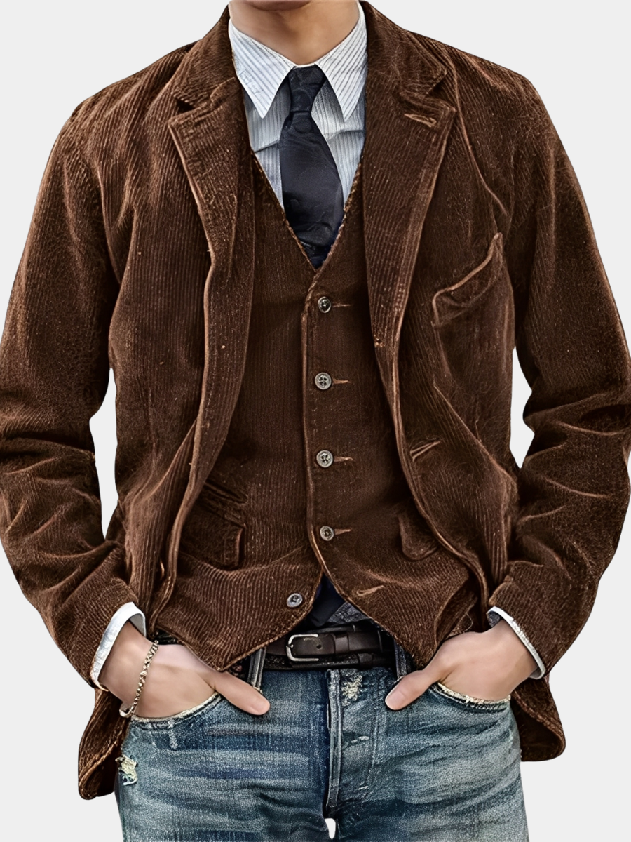 Van Der Waal™ | Klassieke Corduroy Blazerjas