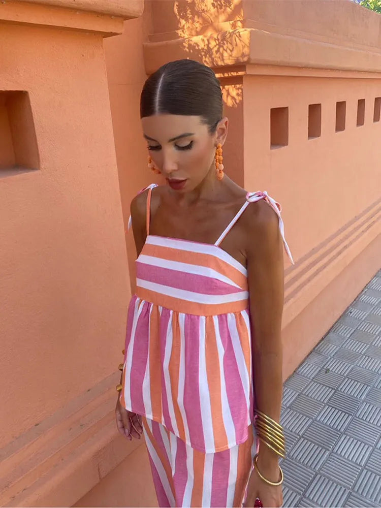 Hanna™ | Bedrukte broekset zomeroutfit