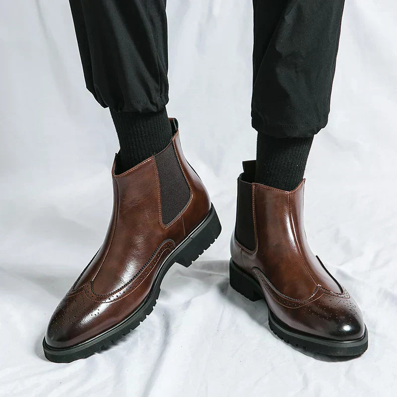 Krylor™ | Leren Chelsea Boots