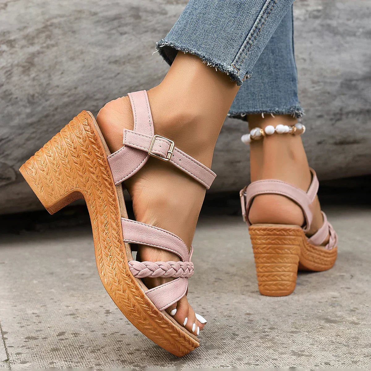 Rosae™ | Orthopedische Sleehak Sandalen
