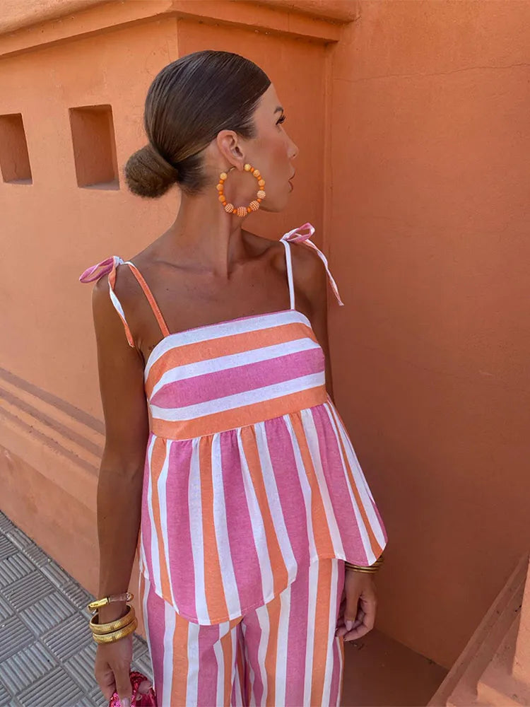 Hanna™ | Bedrukte broekset zomeroutfit