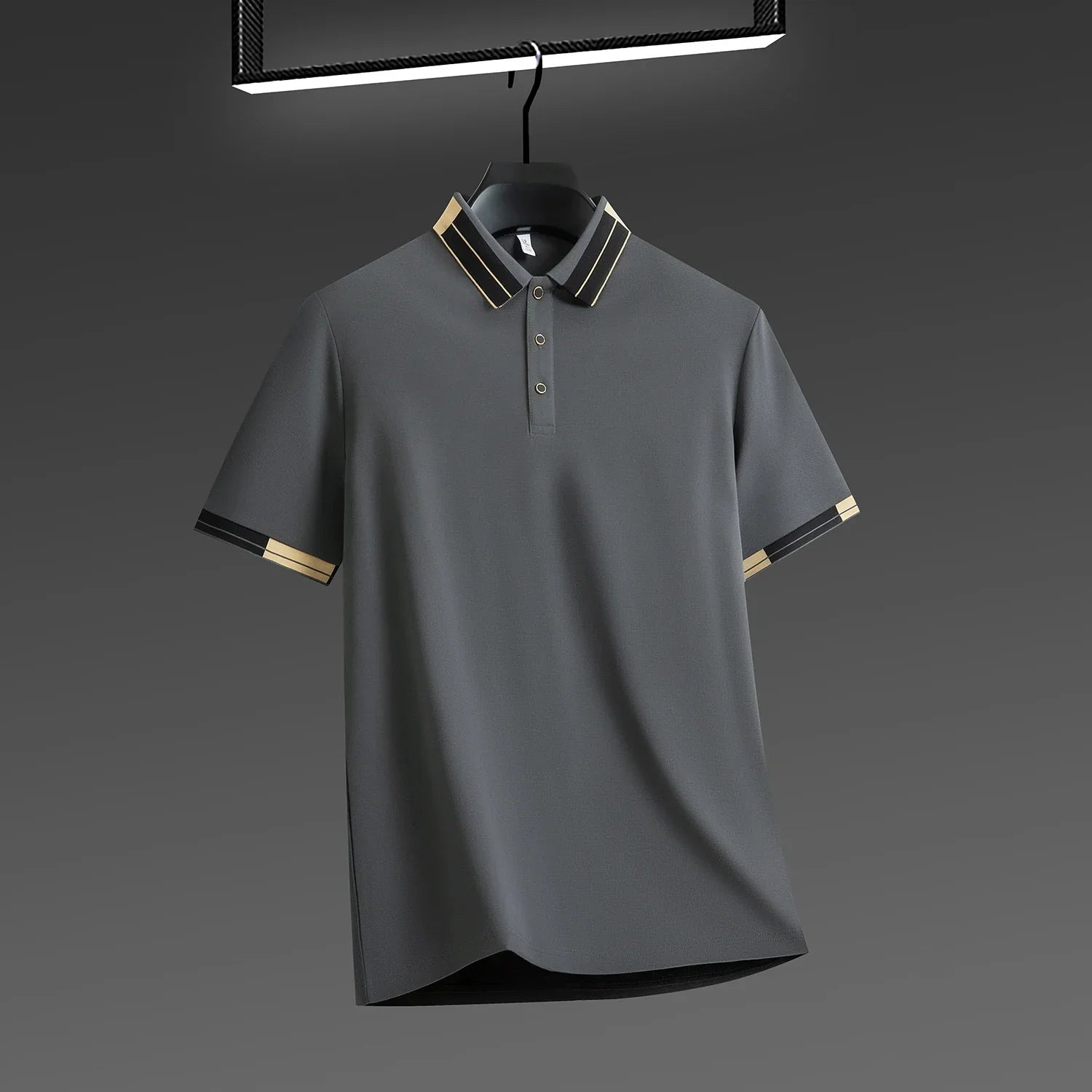 Van Der Waal™ | Poloshirt met contrasterende afwerkingen
