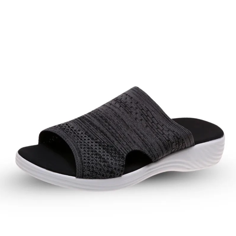 OrthoFeet⢠| Orthopedische comfortabele sandalen met sleehak