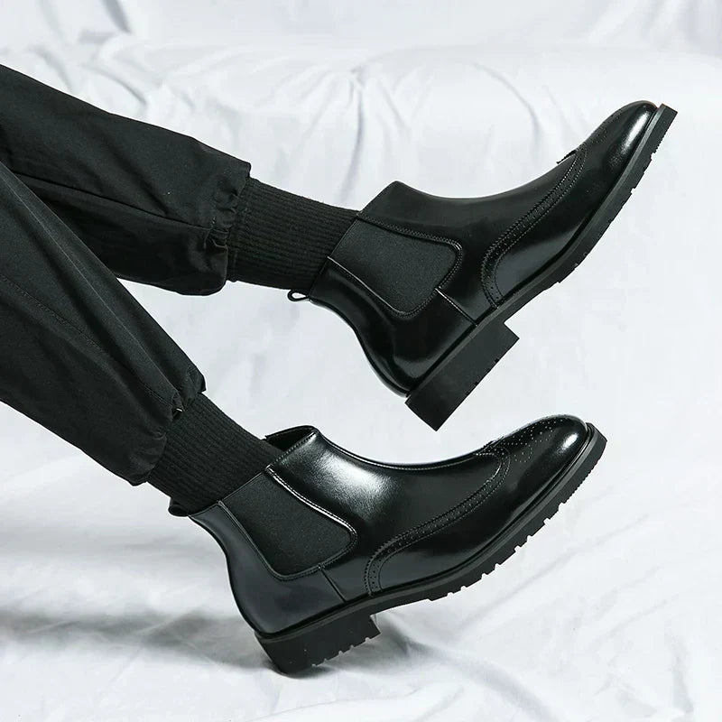 Krylor™ | Leren Chelsea Boots