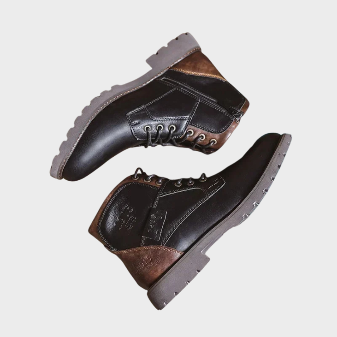 Kyron™ | Leren enkellaarzen