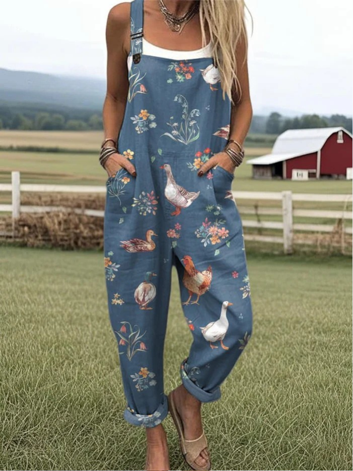 Aloua™ | Luchtige Vintage Jumpsuit