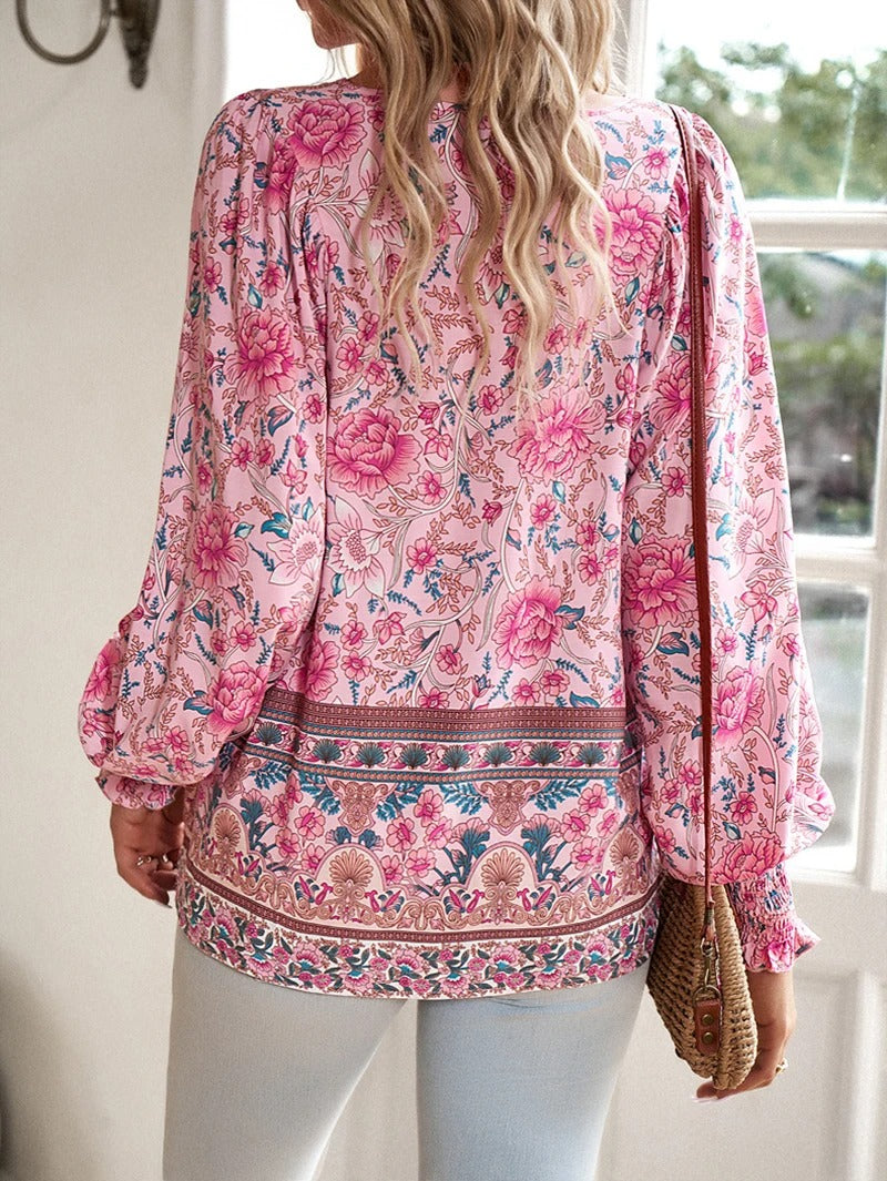 Celyna™ | Zomerse Bloemen Blouse