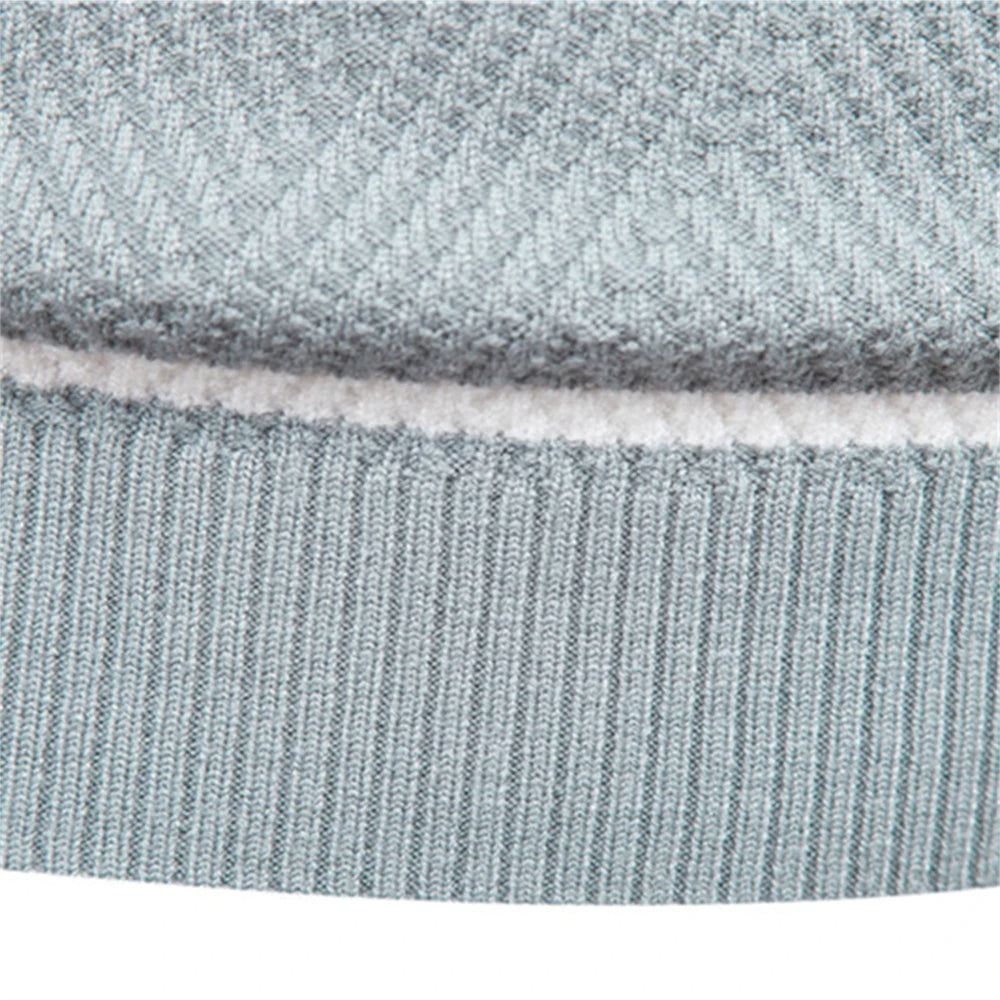 Joren™ | Patchwork Trui met Lange Mouwen