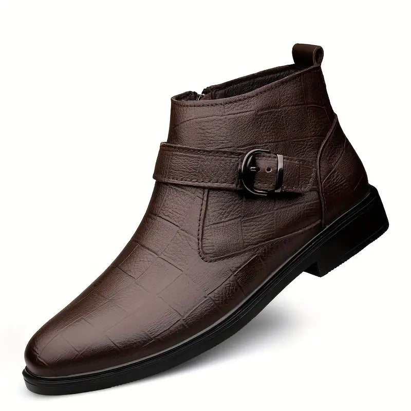 Fabian™ | Leren ranger enkellaarzen