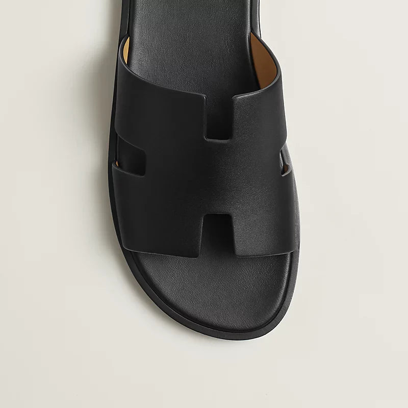 Elio™ | Leren slippers met voetbed