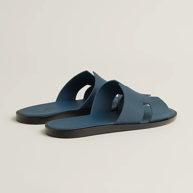 Auri™ | Minimalistische leren slippers met voetbed