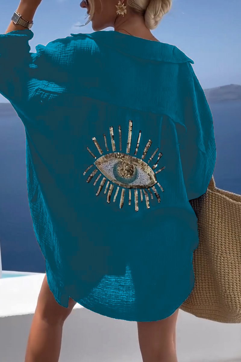 Inessa™ | Oversized Blouse van Katoen