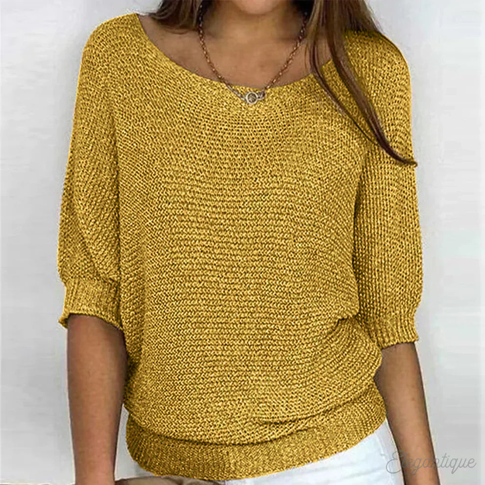 Vienne™ | Gebreide top met casual elegantie