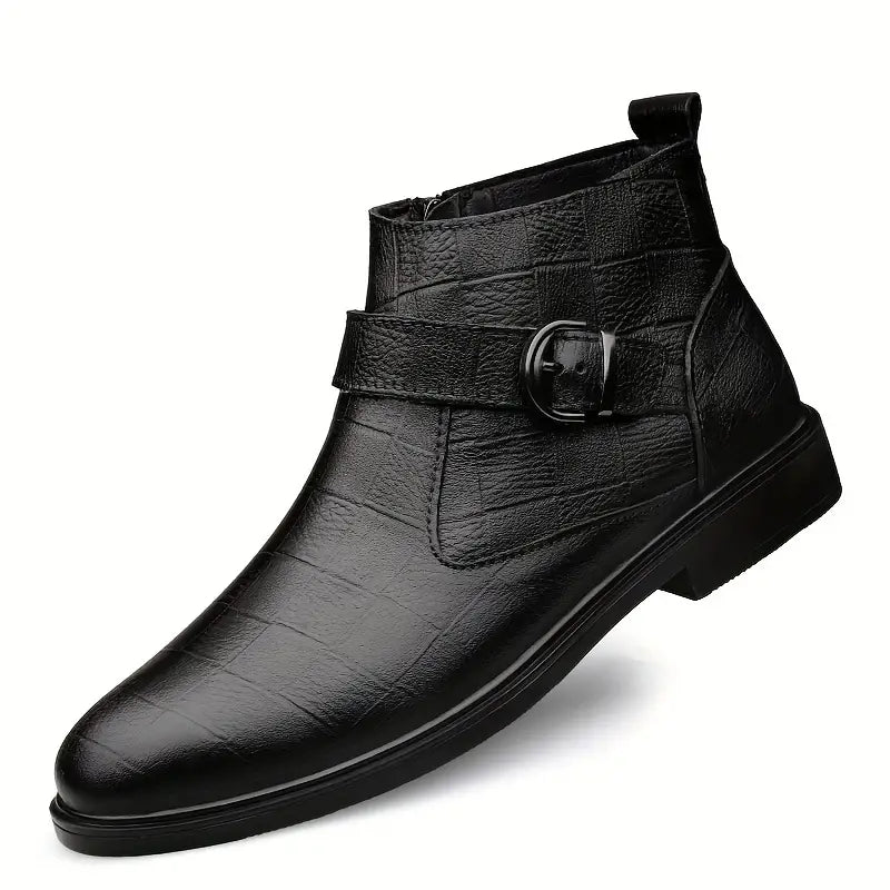 Fabian™ | Leren ranger enkellaarzen