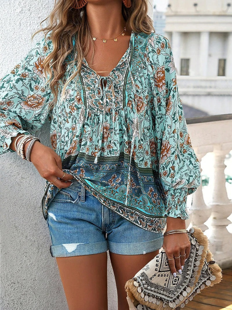 Celyna™ | Zomerse Bloemen Blouse