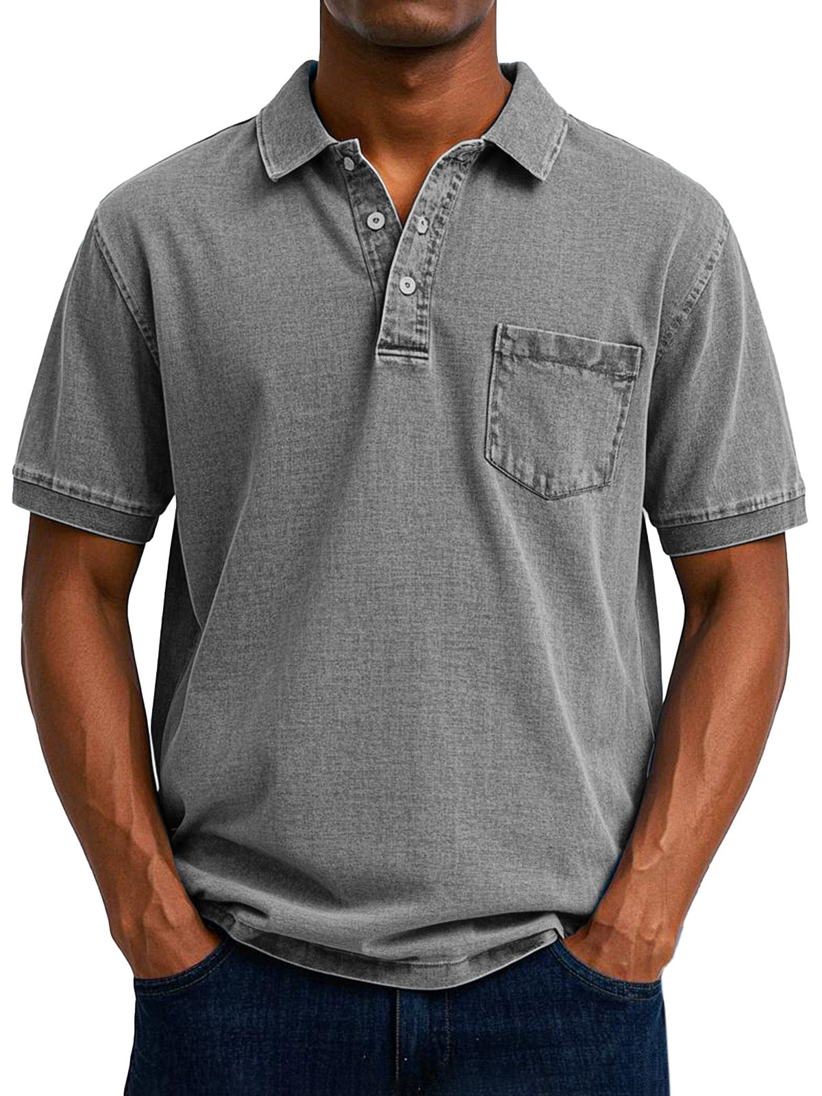 Maxime™ | Vintage casual poloshirt voor heren