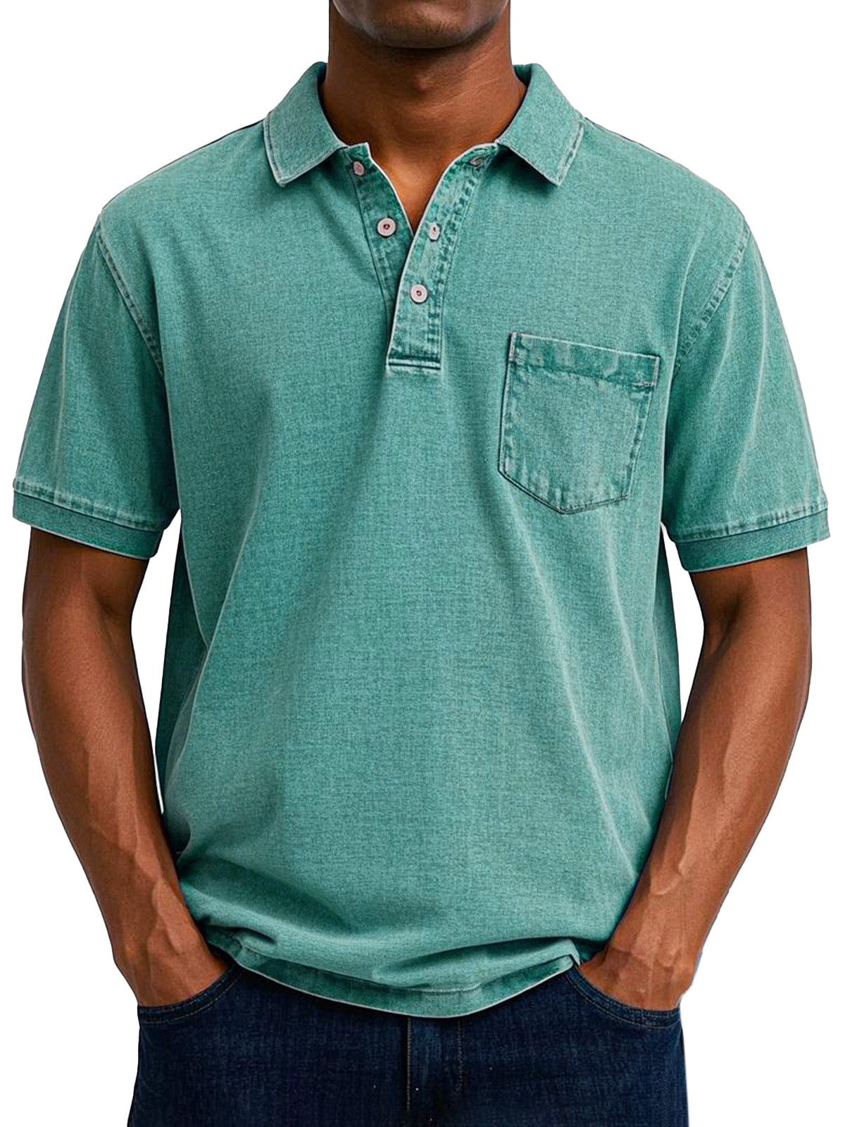 Maxime™ | Vintage casual poloshirt voor heren