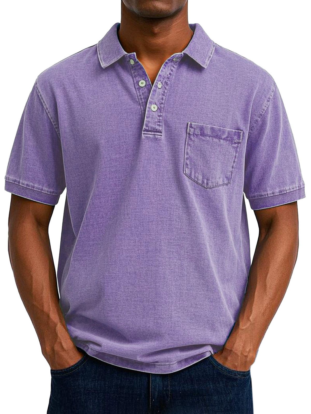 Maxime™ | Vintage casual poloshirt voor heren