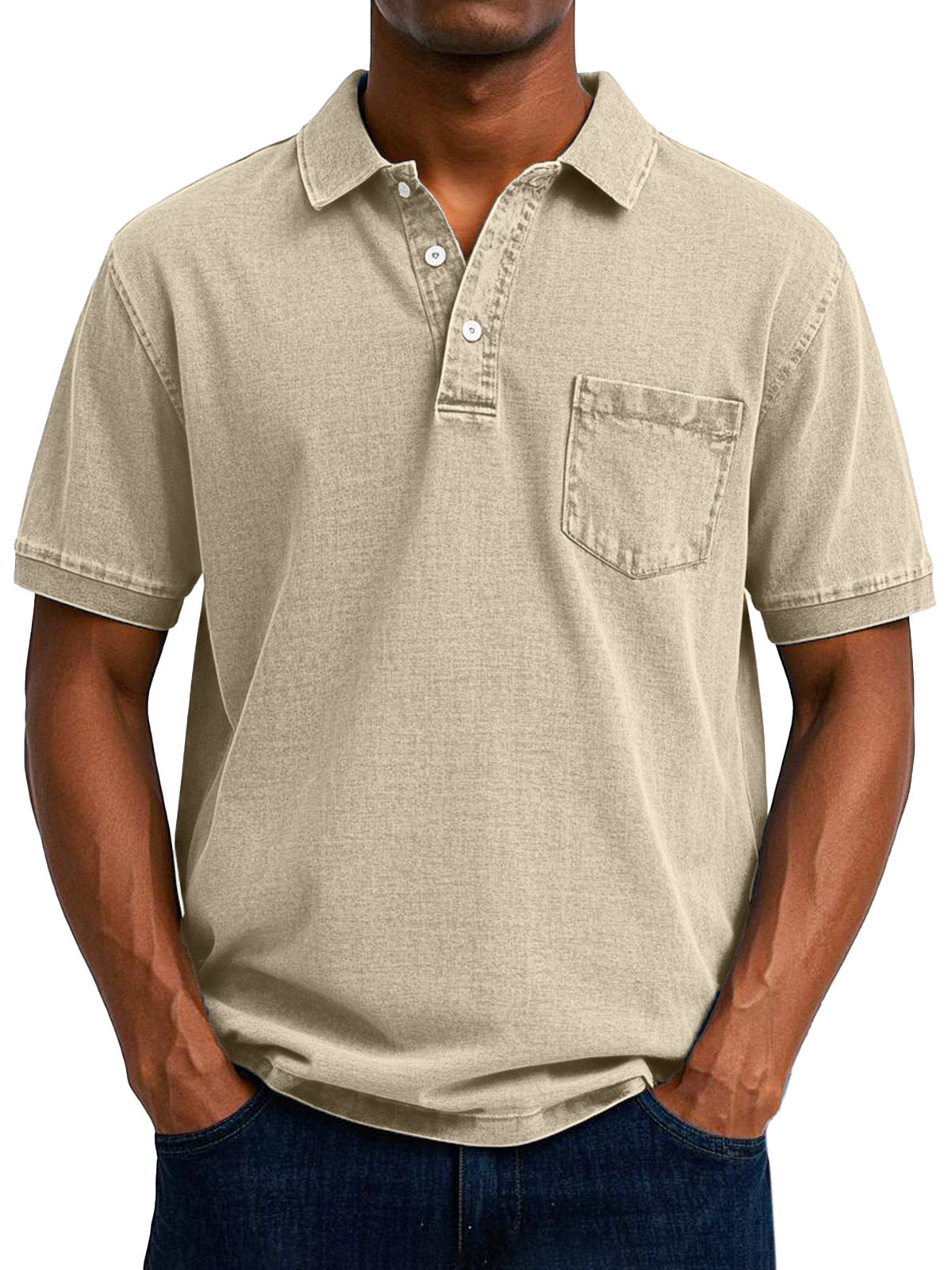 Maxime™ | Vintage casual poloshirt voor heren