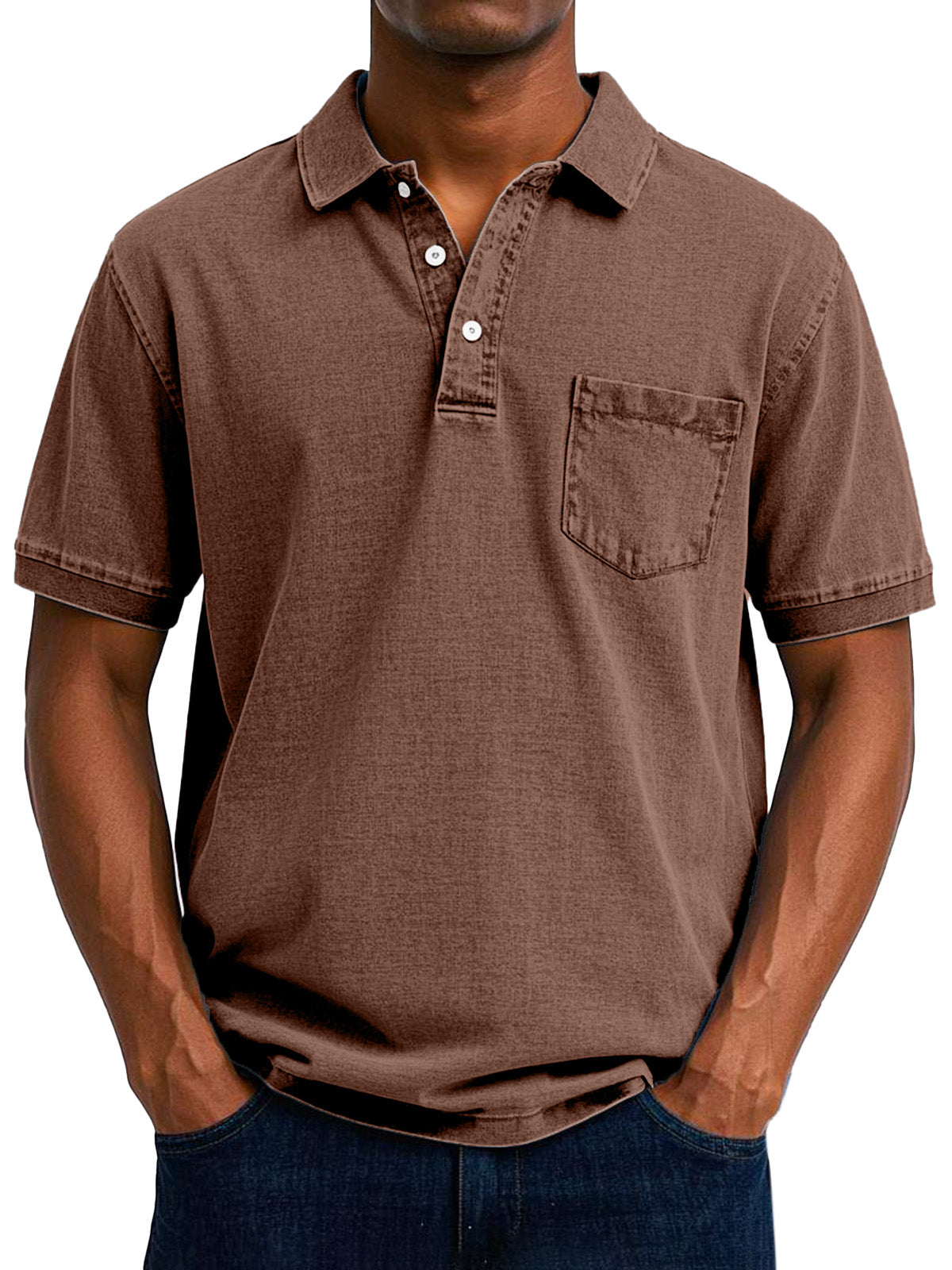 Maxime™ | Vintage casual poloshirt voor heren