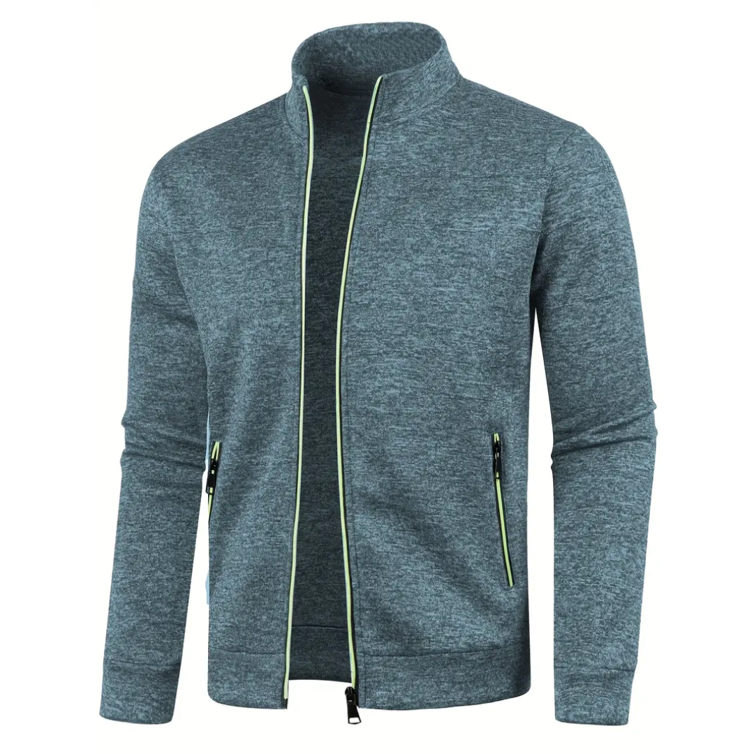 Kairo™ | Klassieke Gebreide Jas met Ritssluiting