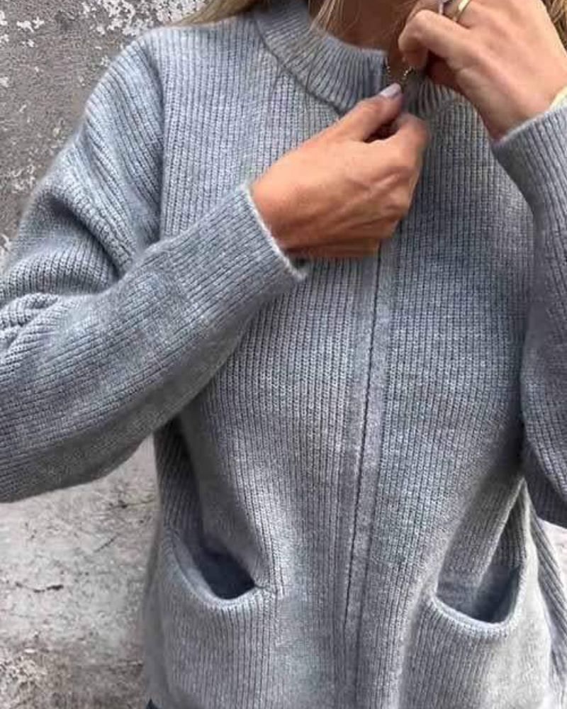 Améa™ | Zachte gebreide cardigan met zakken