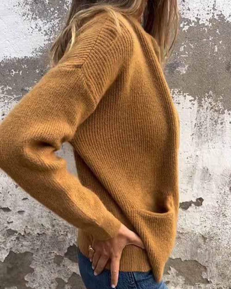 Améa™ | Zachte gebreide cardigan met zakken