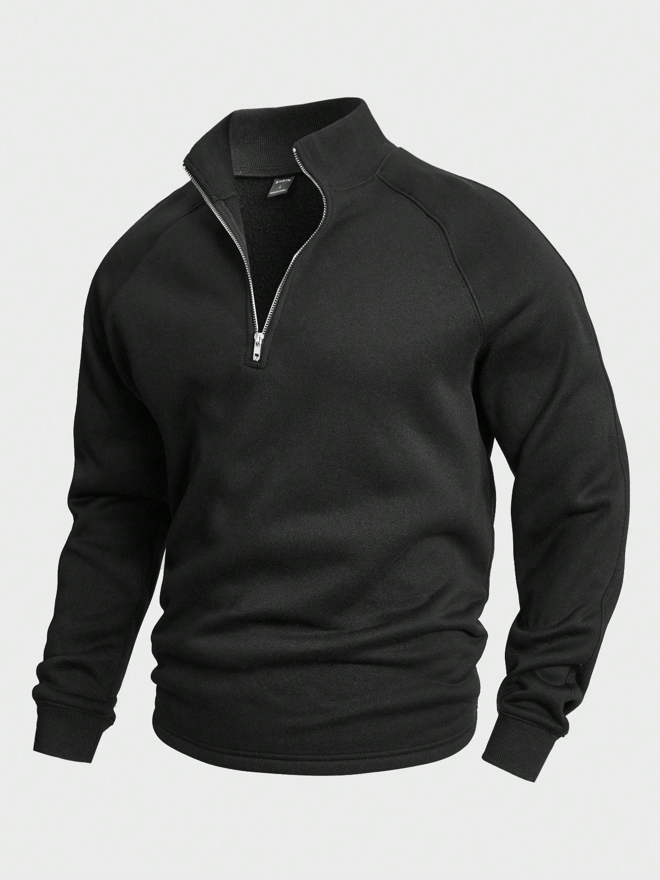 Antonio™ | casual trui met halve rits