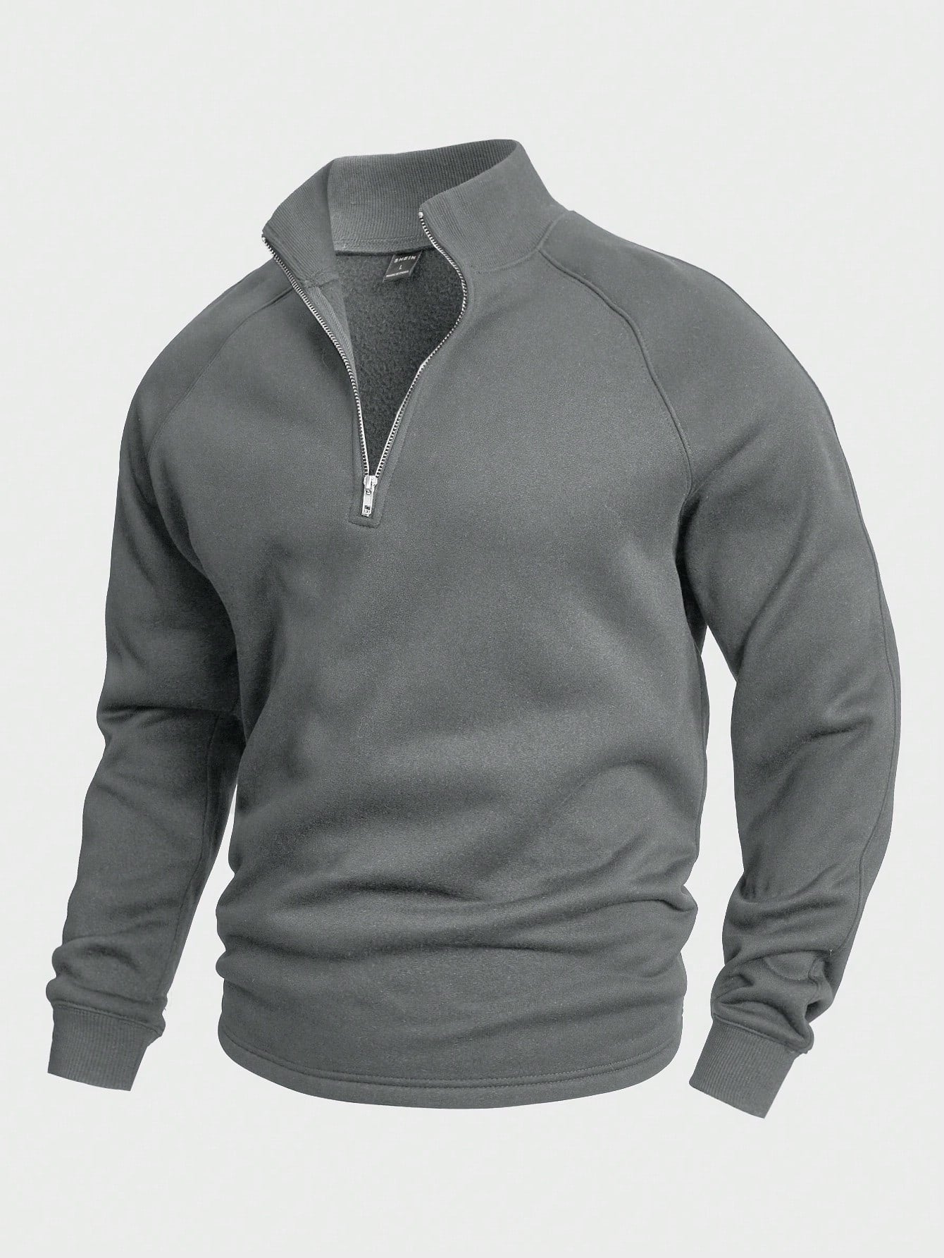 Antonio™ | casual trui met halve rits
