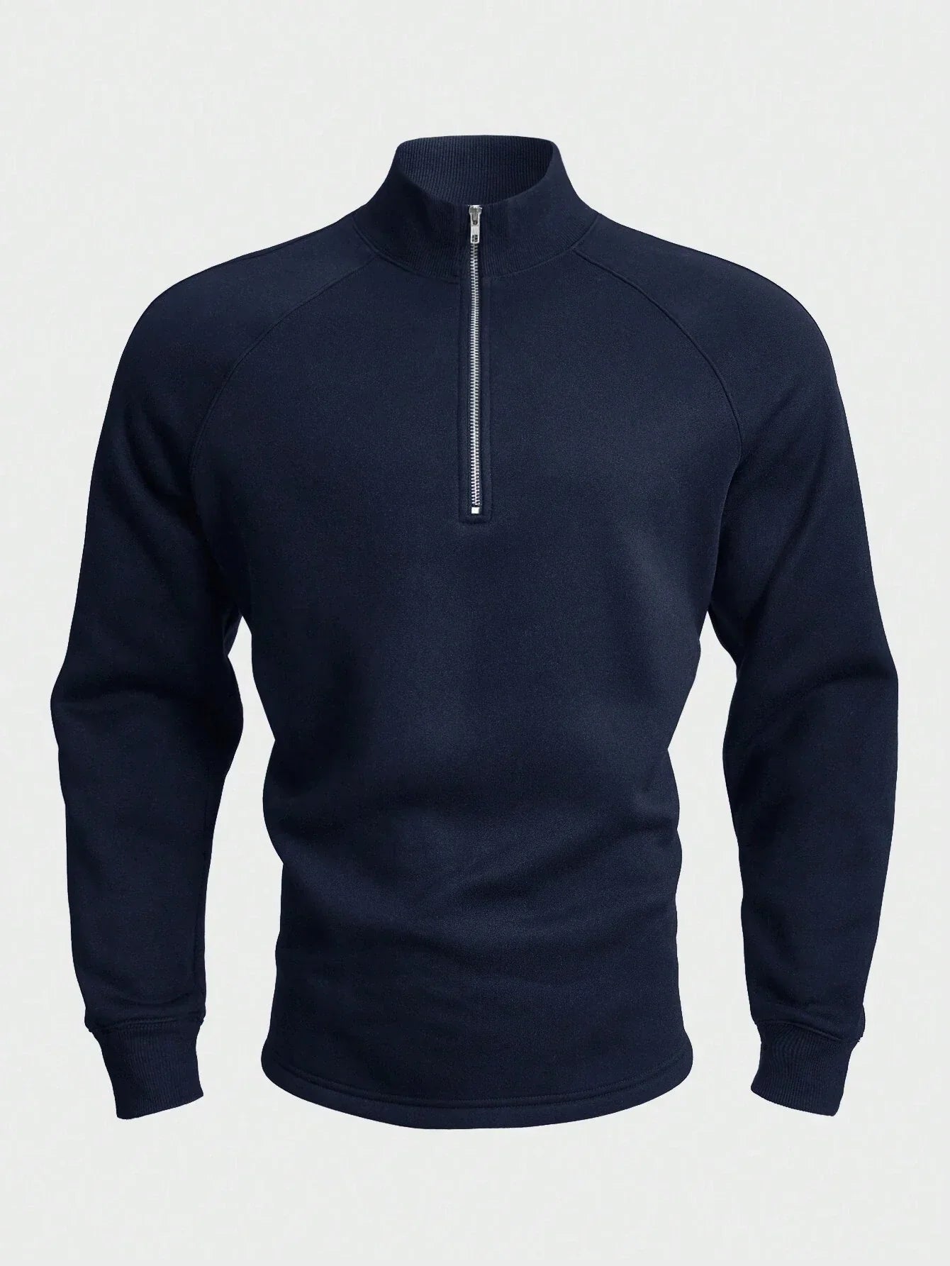 Antonio™ | casual trui met halve rits