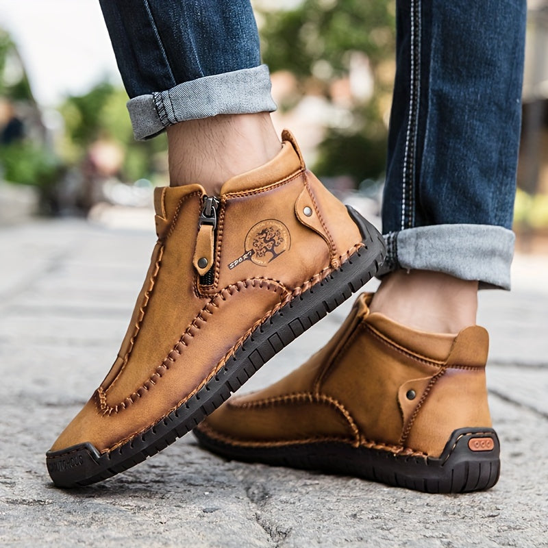 Corvin™ | Orthopedische Leren Instapschoenen
