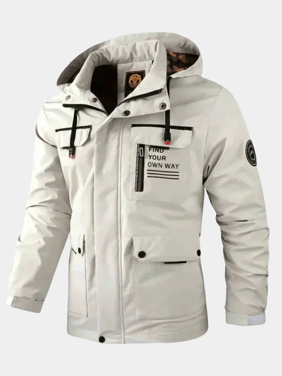 Van Der Waal™ | Utility-jas met capuchon en patches